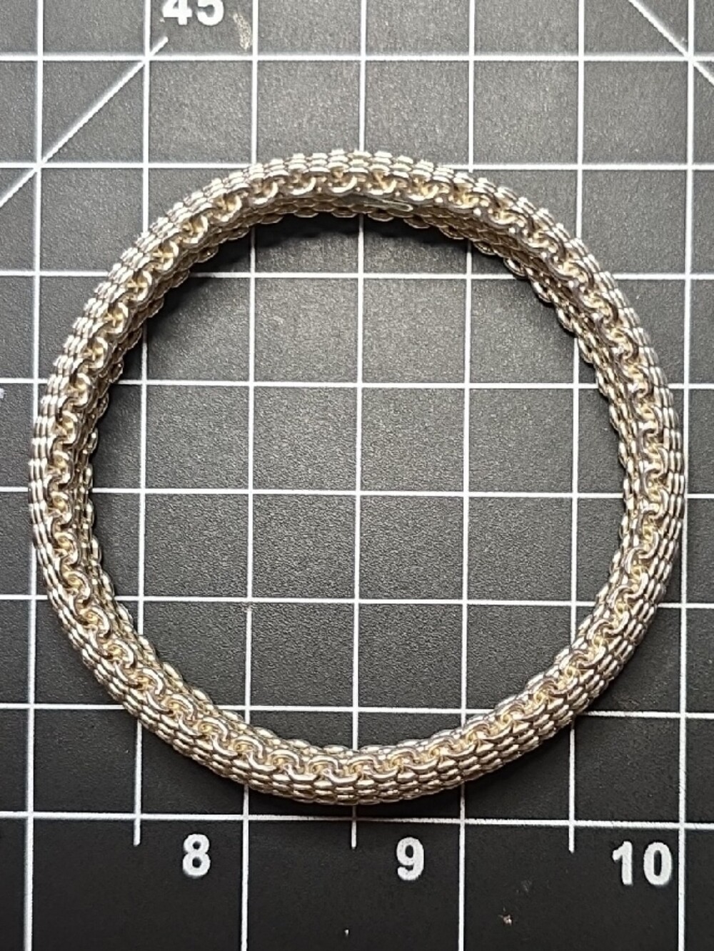 Tiffany & Co. Sterling Somerset Mesh Silver Bracelet